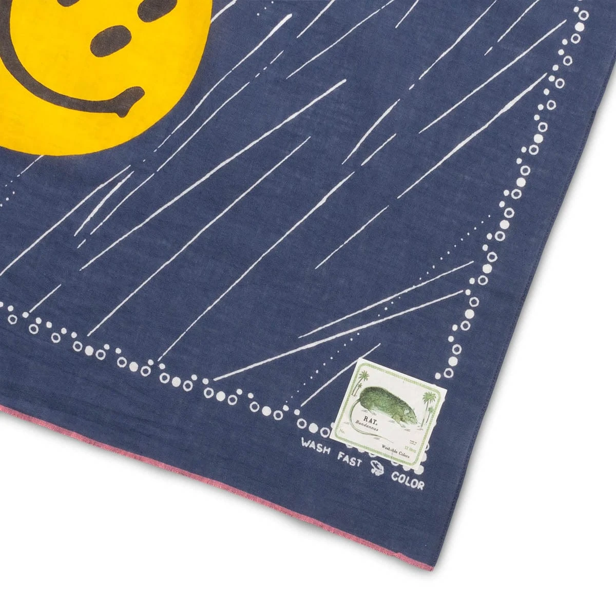 FASTCOLOR SELVEDGE BANDANA (RAIN SMILE) - Image 3