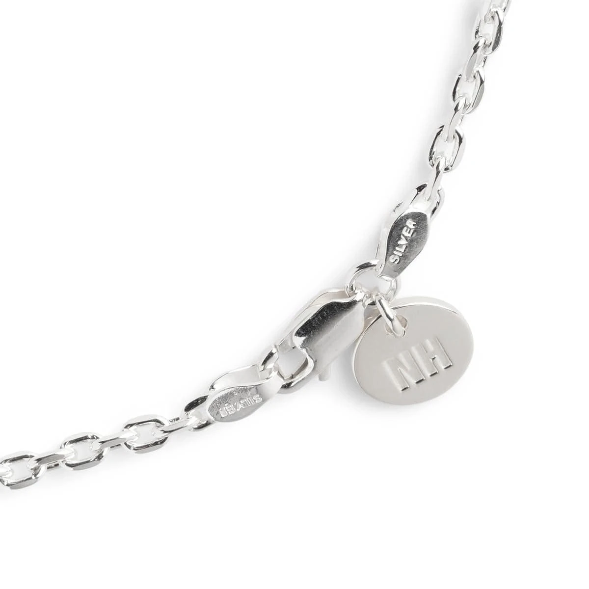 SILVER SAFETY PIN NECKLACE - Image 3